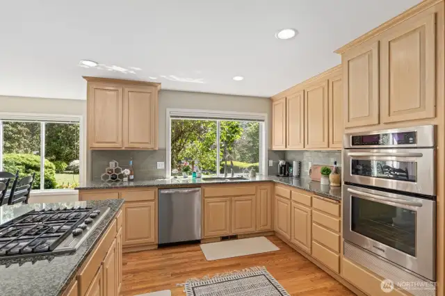 Sun-Drenched, Backyard-facing Kitchen