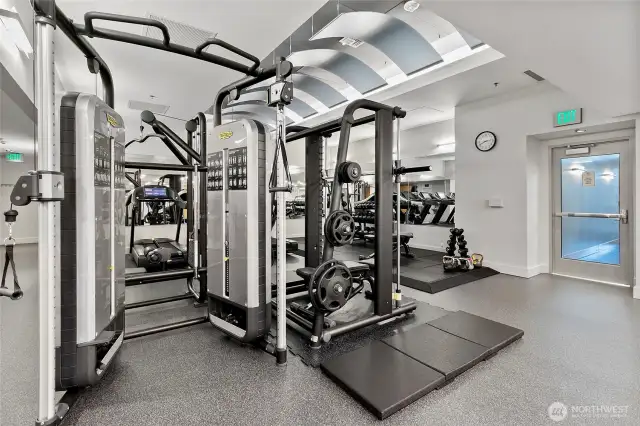 No need for a gym membership with access to all this