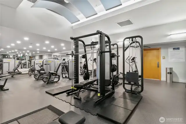 No need for a gym membership with access to all this