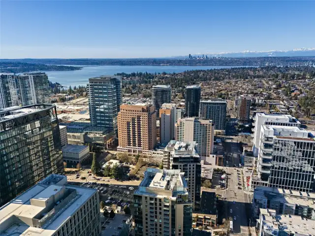 In the heart of downtown Bellevue - just steps away from all the shops, restaurants and entertainment
