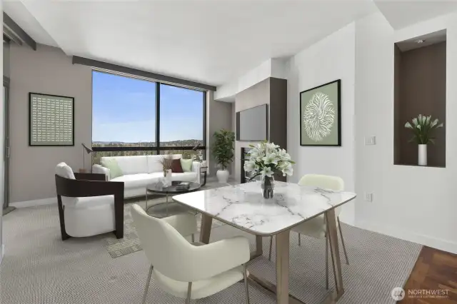 A great open layout with the right amount of space