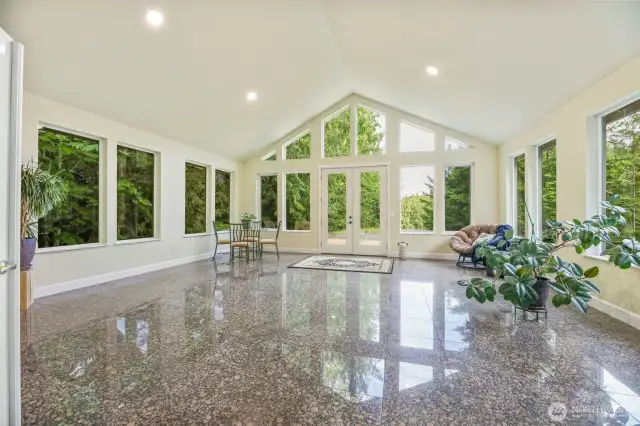 The Atrium Side was Originally Going to be a Garage but Look at it Now
