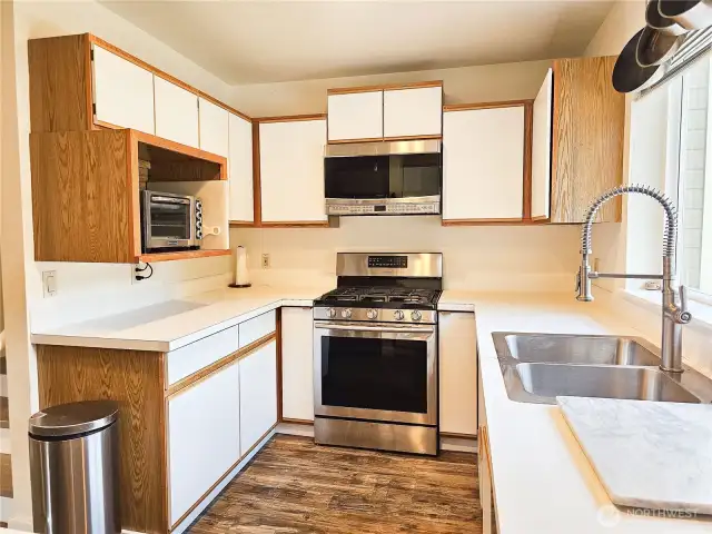 Lots of counter space.