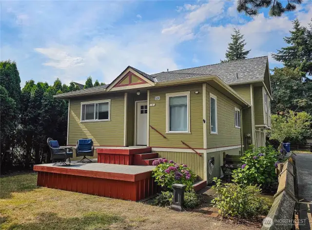 New front deck.