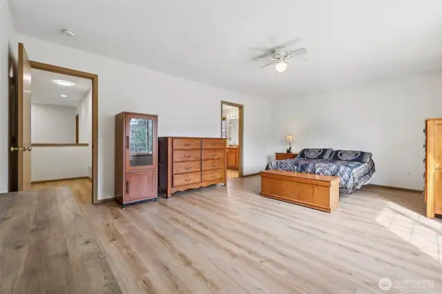 Spacious Primary Bedroom with large