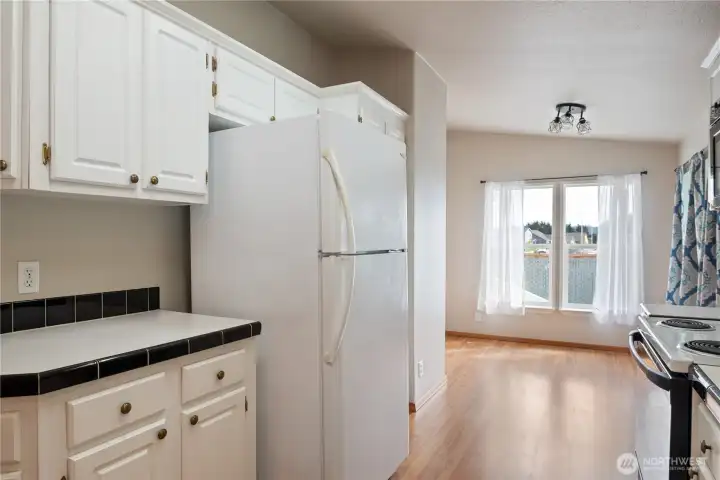 All appliances are included with the home.