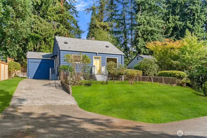 Welcome to Olympic Hills! This charming 2-level home sits on an expansive 7,800 Sq Ft lot on a wonderful residential street. The garage and extended driveway provides plenty of off-street parking. The front and rear yards are fully fenced. Spacious backyard has much potential. (virtually staged)