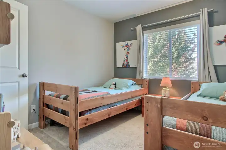 Bedroom #2, BIG windows.