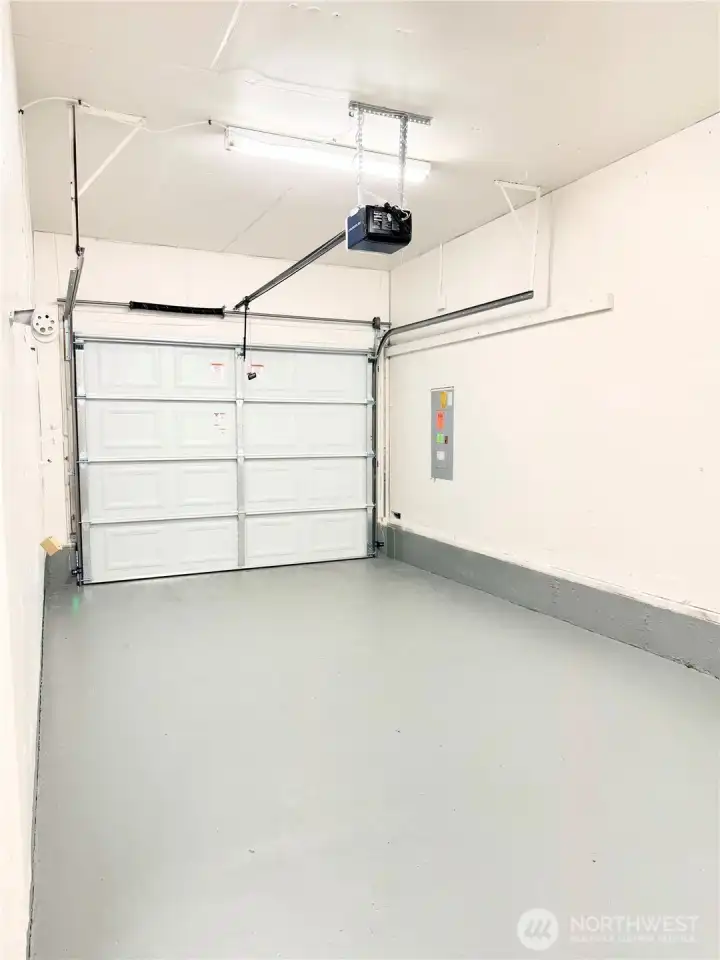 Attached One Car Garage