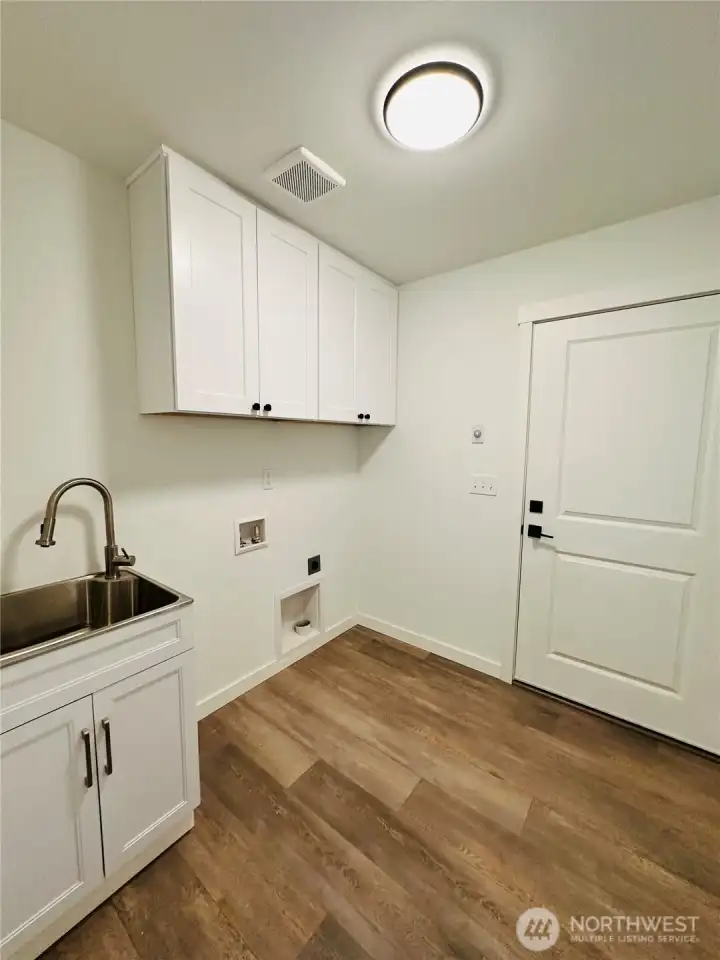 Dedicated laundry room