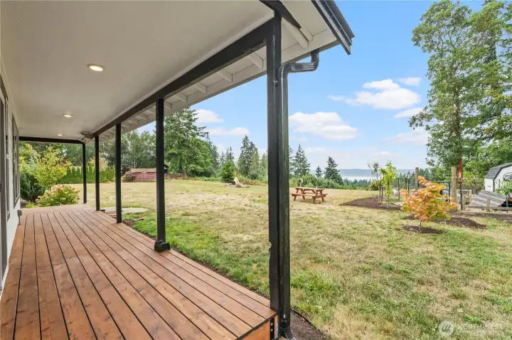 Wrap around deck with heater and endless views for year round enjoyment and memory making.
