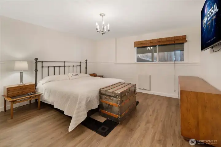 Lower level guest room