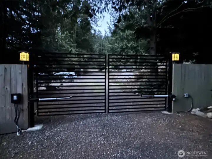 New automatic gate.