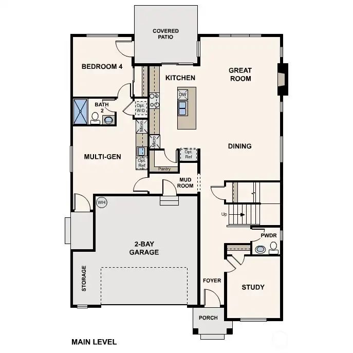 Square footage/dimensions shown is only an estimate and actual square footage/dimensions will differ.  Buyer should rely on his or her own evaluation of usable area. Depictions of homes or other features are artist conceptions. Hardscape, landscape, and other items shown may be decorator suggestions that are not included in the purchase price and availability may vary. No view is promised. Views may also be altered by subsequent development, construction, and landscaping growth.  ©2025 Century Communities, Inc