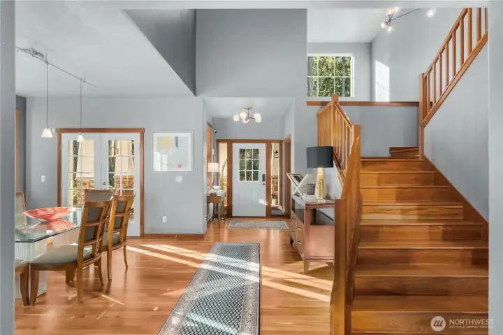 Back toward entrance