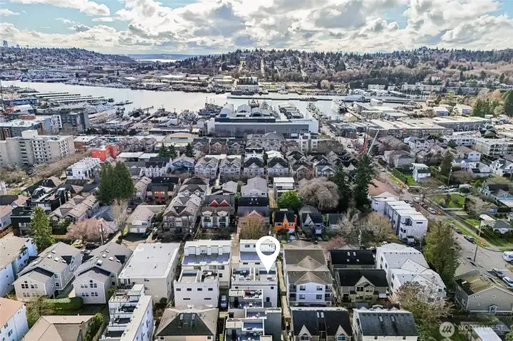 Tucked back away from the street yet just a few blocks away from the heart of Ballard - welcome to refined modern living!