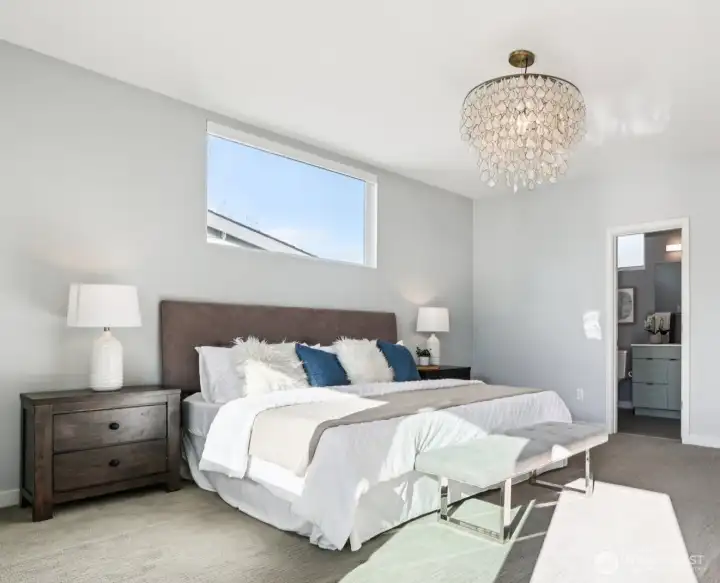 Mini-splits on the main and upper level provide efficient year-round comfort.