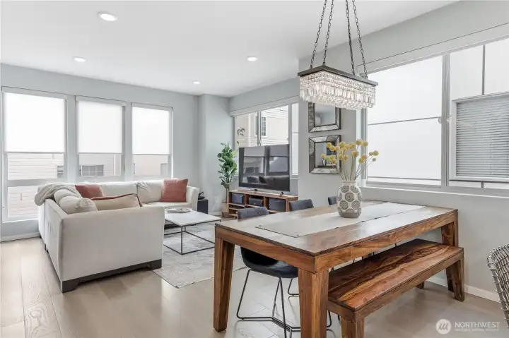 Abundant natural light