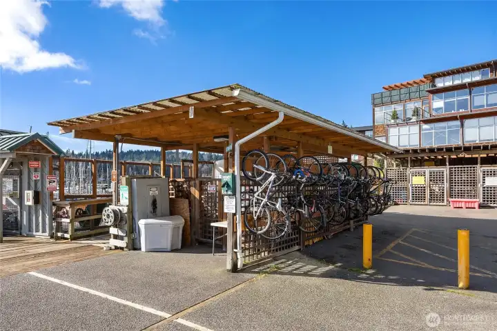 Covered Bike Storage