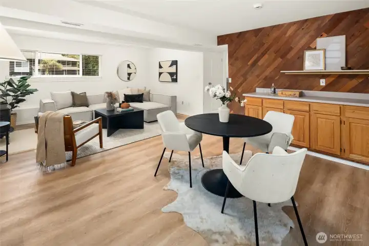 HUGE lower level 2nd living room