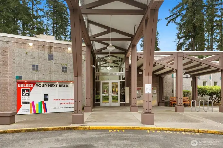 Around the corner from public library & playground