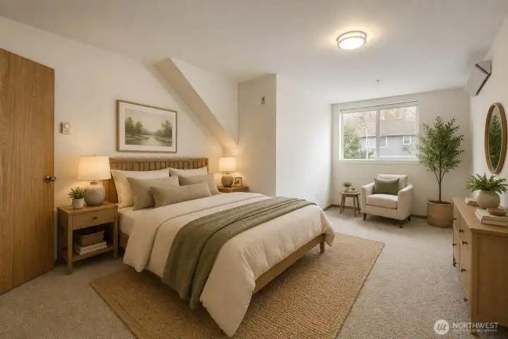 Primary Bedroom - Virtual Staging