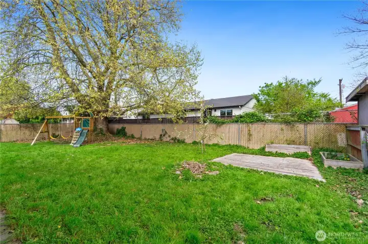 Square Wood Deck for future Gazeebo