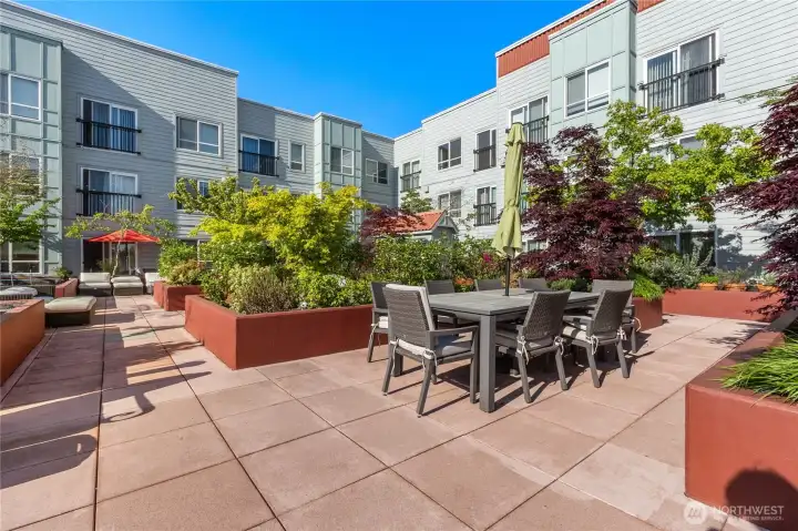 2nd floor picnic and outdoor BBQ area