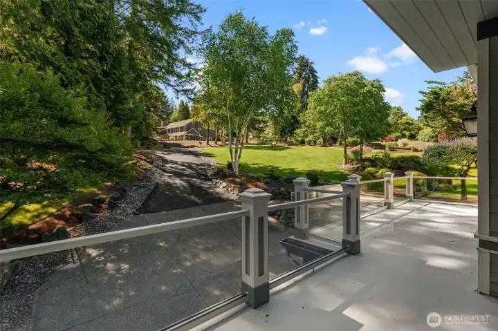 Private setting with a spacious yard and thoughtfully designed landscaping.