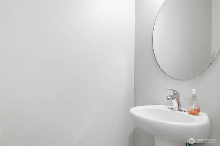 Main floor powder room