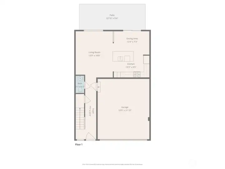 Floor plan, main floor