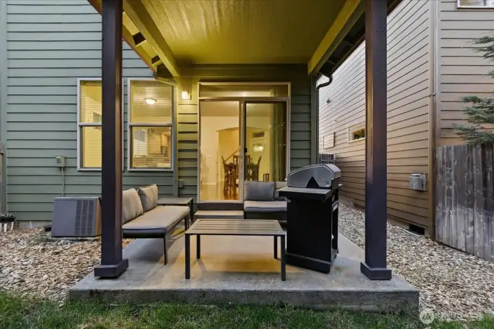 Covered patio