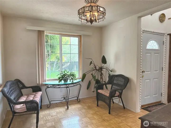Dining room or office off the main entrance.