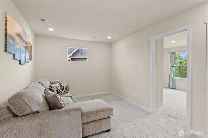 Spacious upstairs bonus area offering flexibility for modern lifestyles.