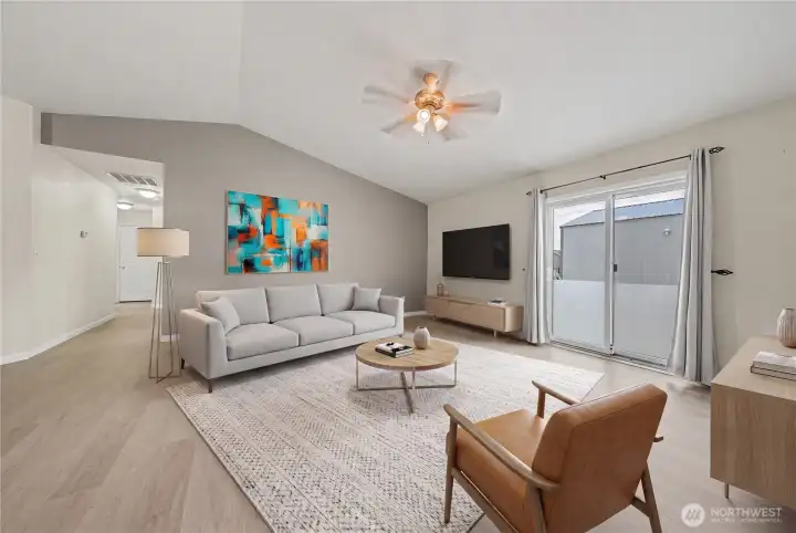 AI Staged - Living room