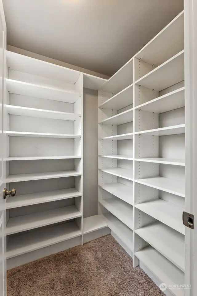 Walk-in closet in largest secondary bedroom... who gets it?!