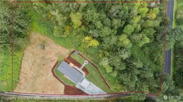 Amazing Property! This is 4.64 Acres bordered on two sides by 102nd and 352nd St E. Cleared area that is currently brown is mostly the Septic Drainfield Area. Seller has not investigated the entire treed area, but what fun that will be for the new owners!