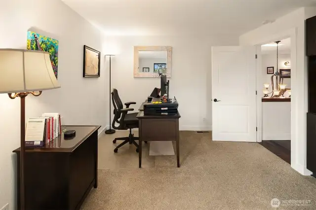 This area in the flex space makes an excellent office, exercise space or ... ?