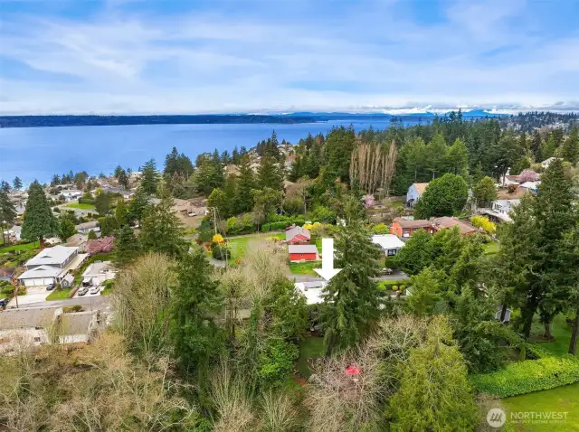 The home backs up to the Salmon Creek Ravine, offering exceptional privacy.