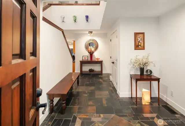 The tiled foyer and upper loft landing welcome you in to this spacious, well laid out home.
