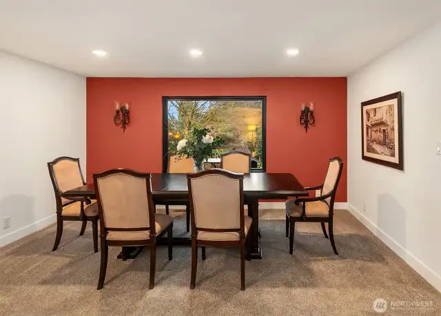 This large space is ready and waiting to suit your lifestyle. If formal dining isn't for you, imagine what an incredible living or rec room this could be!