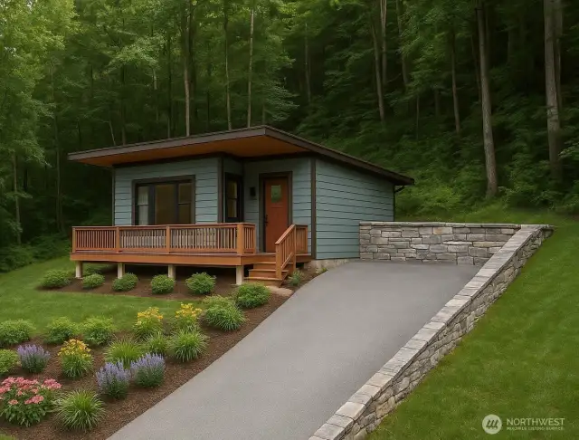 Tiny home rendering