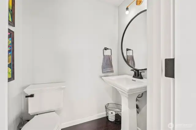 Main floor powder bath