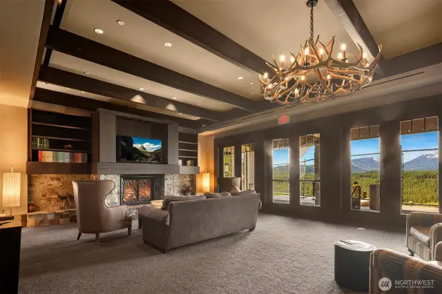 The Lodge has additional social rooms and a brand new lobby