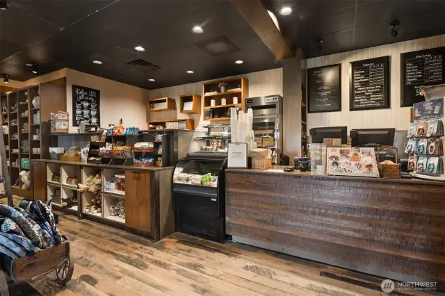 Coffee shop downstairs
