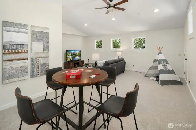 Vaulted Bonus Room
