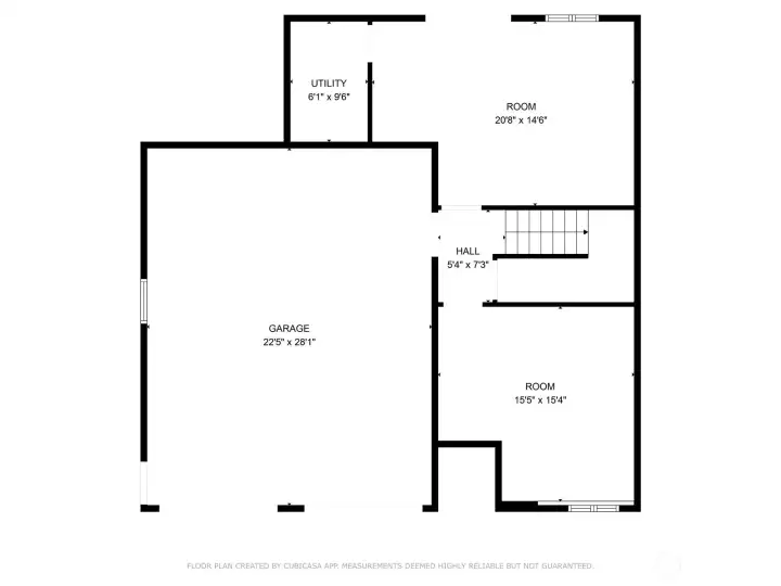 Downstairs floor plan