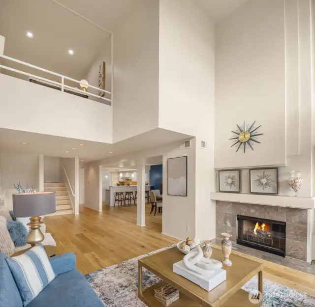 Your view office overlooks the open main floor redesigned for entertaining large numbers, and all of which centers around the active Lake Union Views, where Kenmore Airlines whisks you away to Victoria, Canada, and the San Juan Islands daily!