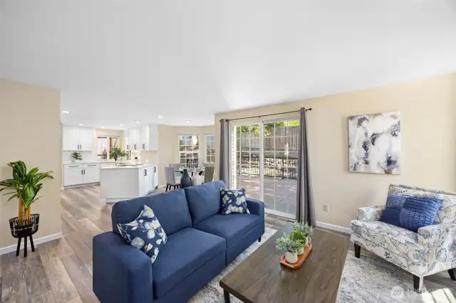 Family Room with access to deck.
