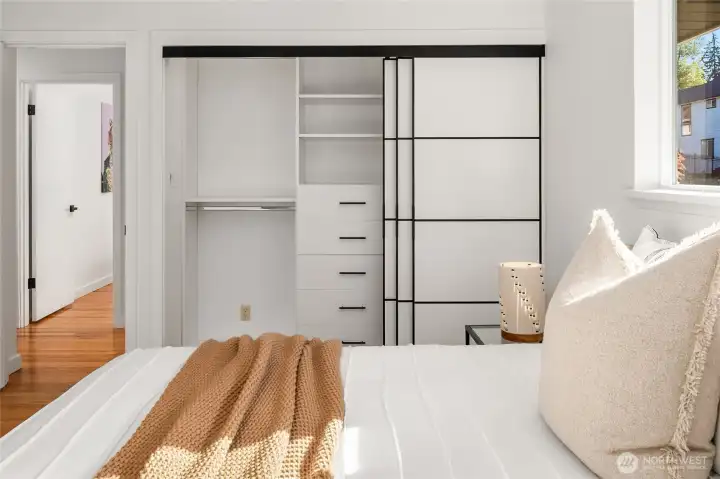 2nd Primary Closet with lighting and fan control